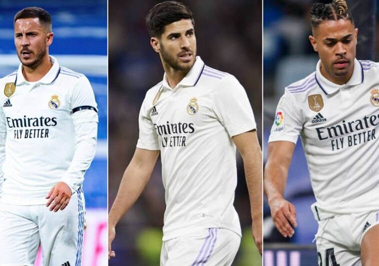 Hazard, Asensio y Mariano abandonan el Real Madrid el mismo día